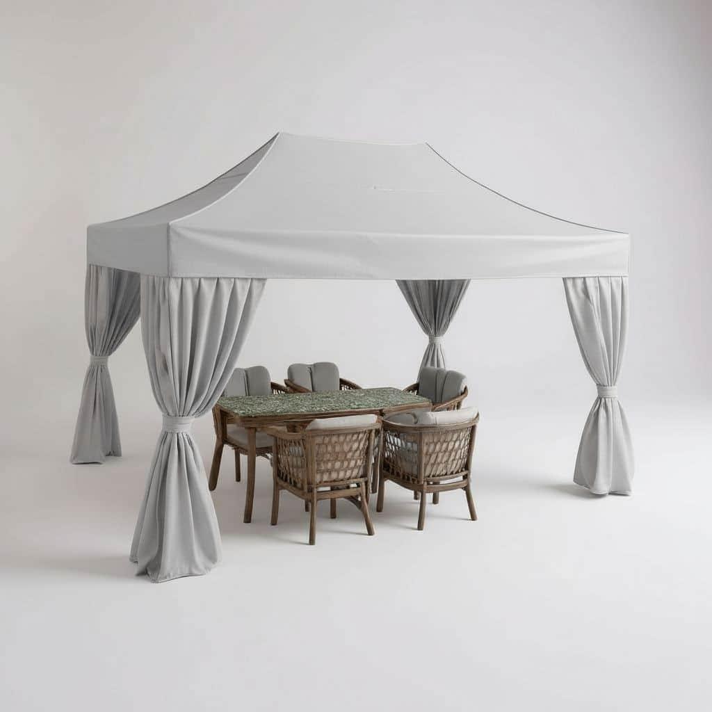 Gazebo Bahçe Çadırı 3×4,5 m. | Aura Garden 2 Gazebo Bahçe Çadırı 3×4,5 m. | Aura Garden