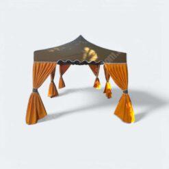 Gazebo Bahçe Çadırı 3×6 m. (Haki Turuncu) | Nova Garden