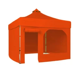 Gazebo Çadır 3×3 m. (Kapı + Şeffaf Pencereli)