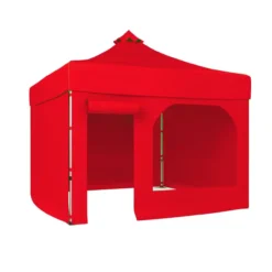 Gazebo Çadır 3×3 m. (Kapı + Şeffaf Pencereli)