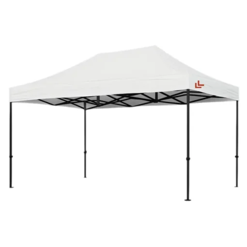 3x4.5 m Siyah İskelet Imperteks Kumaş Gazebo Çadır