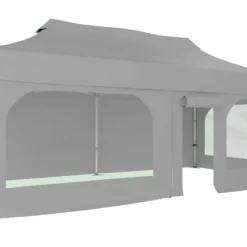 Gazebo Çadır 3×6 m. (Kapı + Şeffaf Pencereli) | Aura