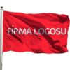 Gönder Bayrağı Logolu Çift Kat Saten Tüm Ölçüler