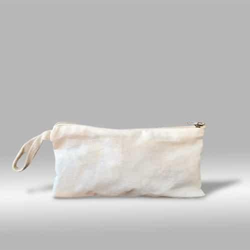 Ham Bez Kalemlik Çanta 20×10 cm 2 Gabardin Bez Kalemlik Çanta 20×10 cm