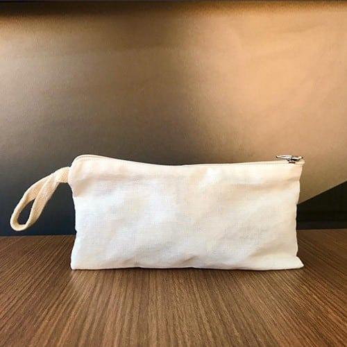 Ham Bez Kalemlik Çanta 20×10 cm 1 Gabardin Bez Kalemlik Çanta 20×10 cm