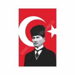 Kalpaklı Atatürk Posteri 70×100 cm