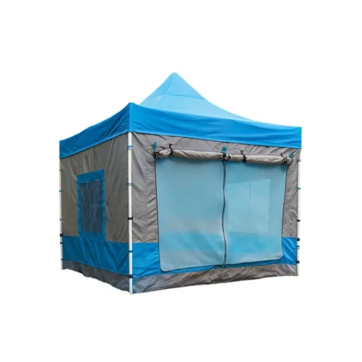 Karavan Çadırı 3×3 m. (Açık Mavi – Gri) | Vanlife