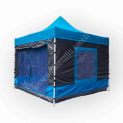 Karavan Çadırı 3×3 m. (Antrasit Gri – Mavi) | Vanlife