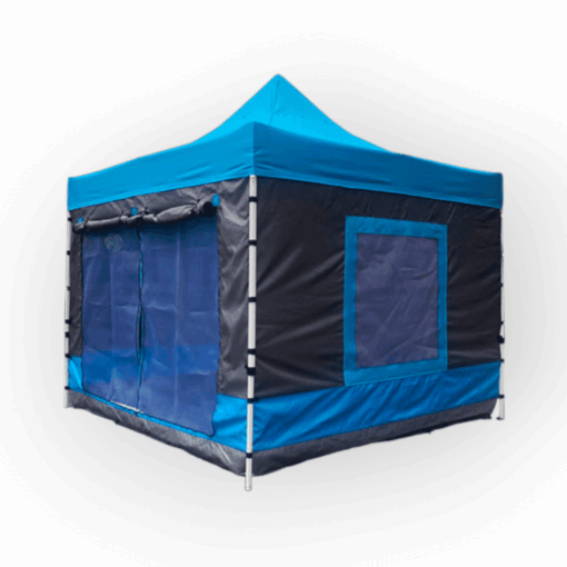 Karavan Çadırı 3×3 m. (Antrasit Gri – Mavi) | Vanlife