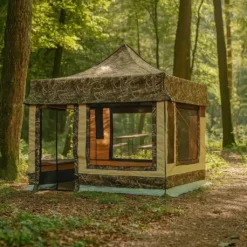 Karavan Çadırı 3×3 m. (Krem – Kamuflaj) | Vanlife