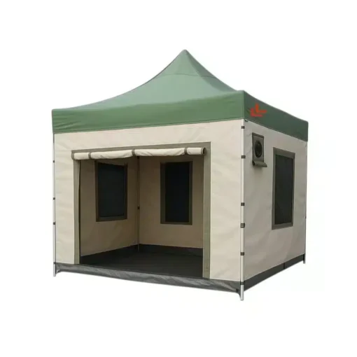 Karavan Çadırı 3×3 m. (Yeşil – Krem) | Vanlife