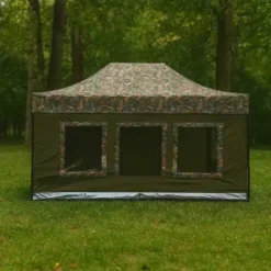 Karavan Çadırı 3×6 m. (Kamuflaj – Haki Yeşil) | Vanlife