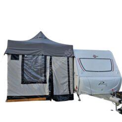 Karavan Çadırı 3×4,5 m. (Antrasit Gri – Gümüş) | Vanlife