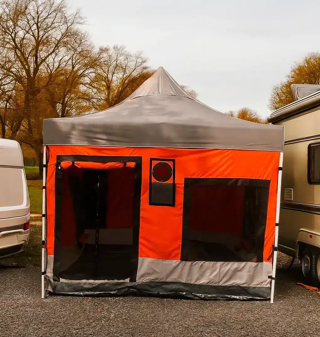 Karavan Önü Çadır 3×3 m. (Turuncu – Gri) | Vanlife 1 Karavan Önü Çadır 3×3 m. (Turuncu – Gri) | Vanlife