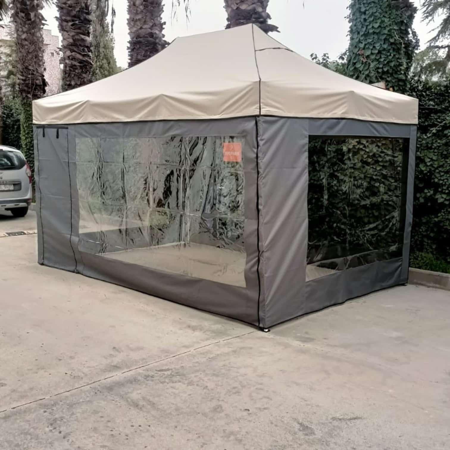 Kış Bahçesi 3×4,5 m. (Şeffaf – Gri – Krem) 2 Kış Bahçesi 3×4,5 m. (Şeffaf – Gri – Krem)