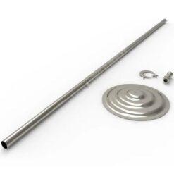 Pirinç Makam Bayrağı Direği