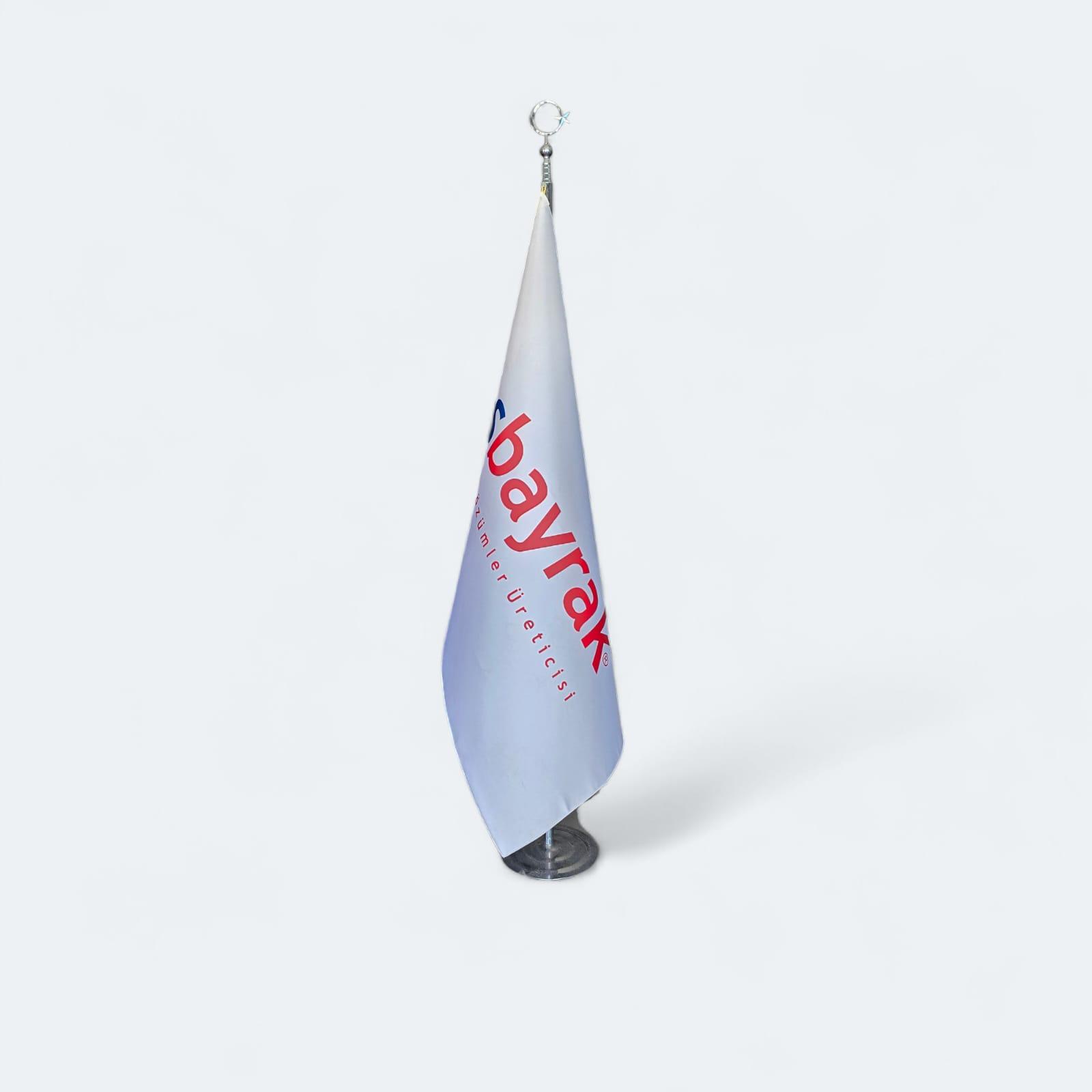 Logolu Makam Bayrağı 3 Logolu Makam Bayrağı