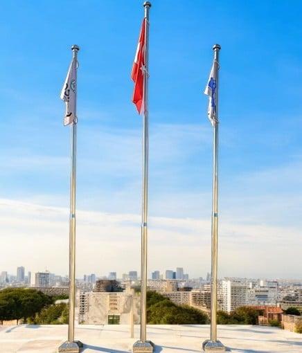 Paslanmaz Bayrak Direği 1 Paslanmaz Bayrak Direği