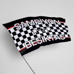 Sopalı Beşiktaş Bayrağı