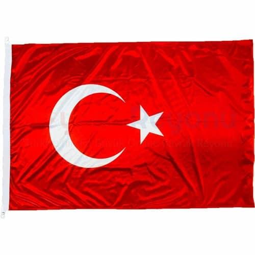 Sopalı Türk Bayrağı Raşel 30×45 cm 2 Sopalı Türk Bayrağı Raşel 50×75 cm