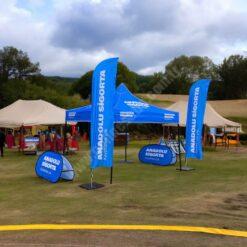 Classic Shop 27 Stand Çadırı 3×3 m. (A Pano ve Yelken Bayraklı)