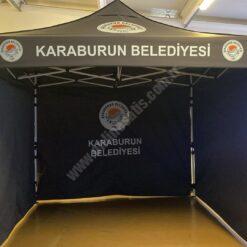 Taziye Çadırı 3×3 m. (3 Tarafı Duvar)