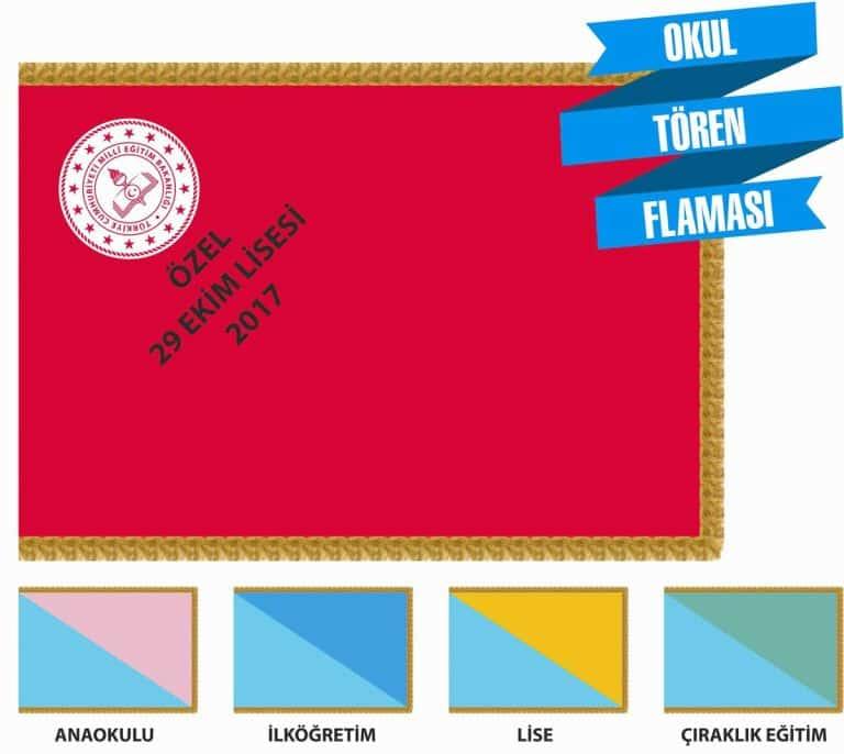 Tören Flaması Seti 4 Tören Flaması Seti