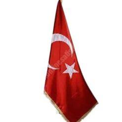 Classic Shop 30 Türk Tören Bayrağı (Direksiz – Simli)