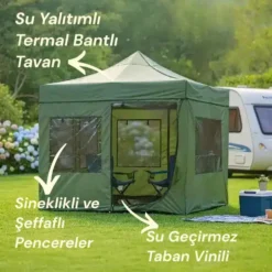 Vanlife Karavan Çadırı 3×3 m. (Premium Donanım)