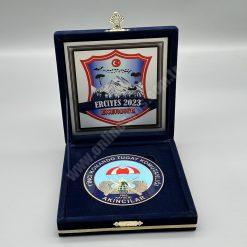 10 Cm Madalyon Kadife Kutulu