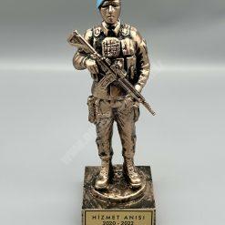 29 Cm Mavi Bere Komando Heykeli