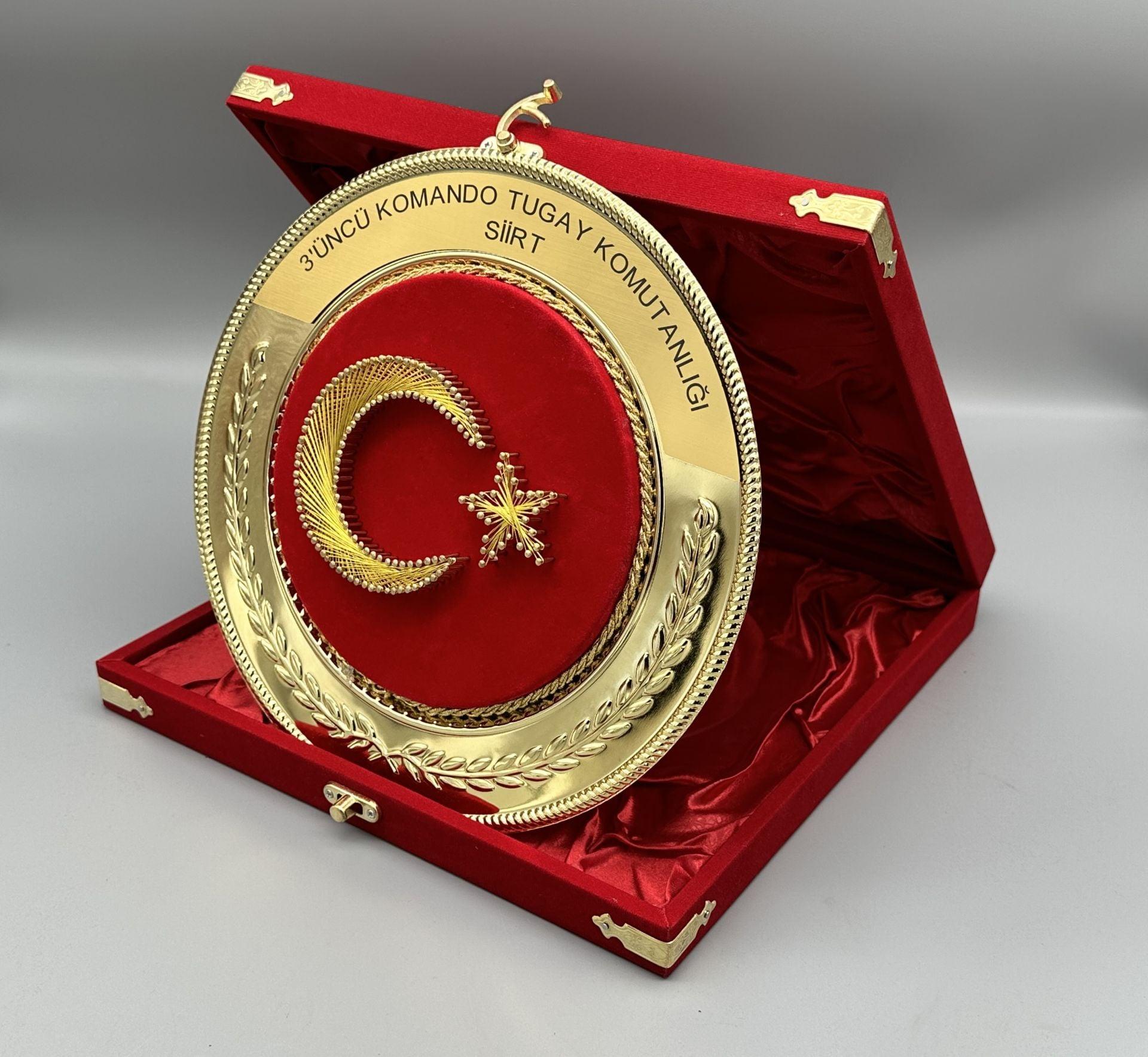 Gold Filografi Tabak Plaket