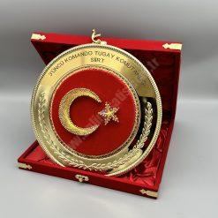 Gold Filografi Tabak Plaket