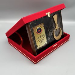 Kadife Kutulu Jandarma Şua Kare Kalkan Plaket