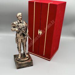 Kadife Sandıklı Komando Heykel Plaket