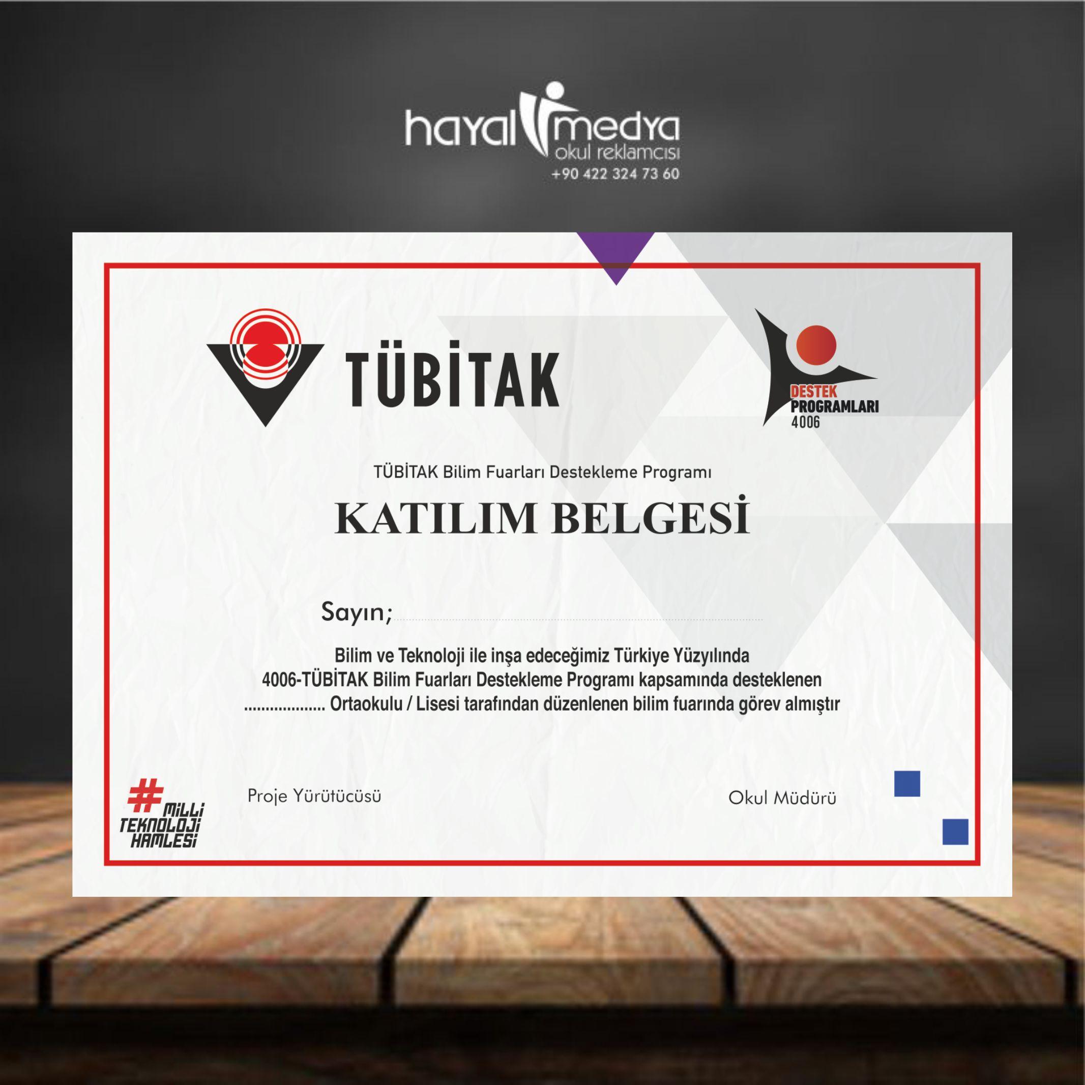 Katılım Belgesi 1 Katılım Belgesi