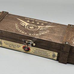 Mühimmat Sandıklı Siyah Bıçaklı Plaket