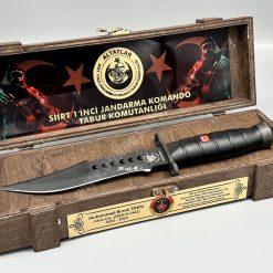 Classic Shop 18 Mühimmat Sandıklı Siyah Bıçaklı Plaket