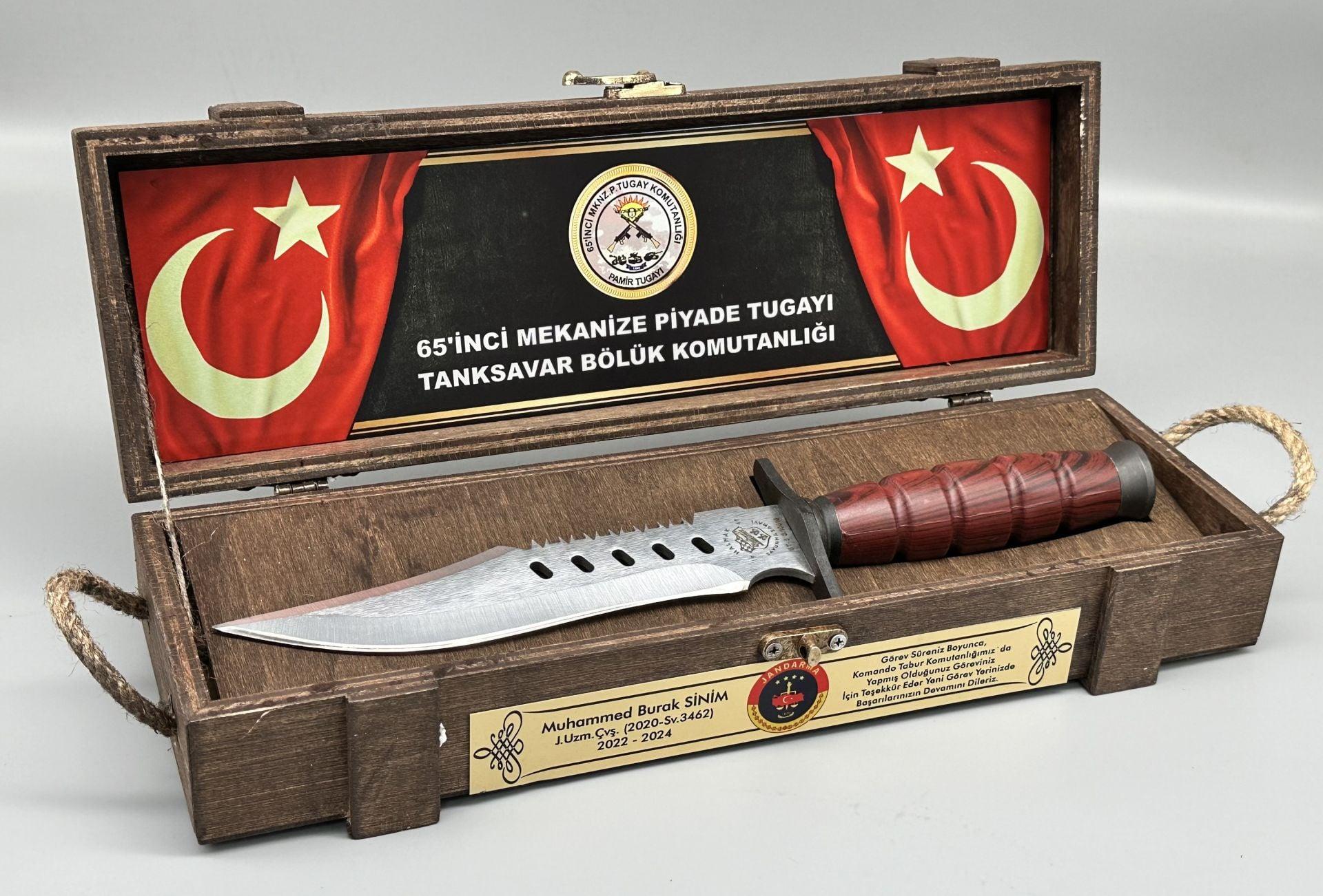 Mühimmat Sandıklı Standart Bıçaklı Plaket