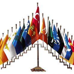 17 Türk Devleti Bayrak Seti (Kaplama)