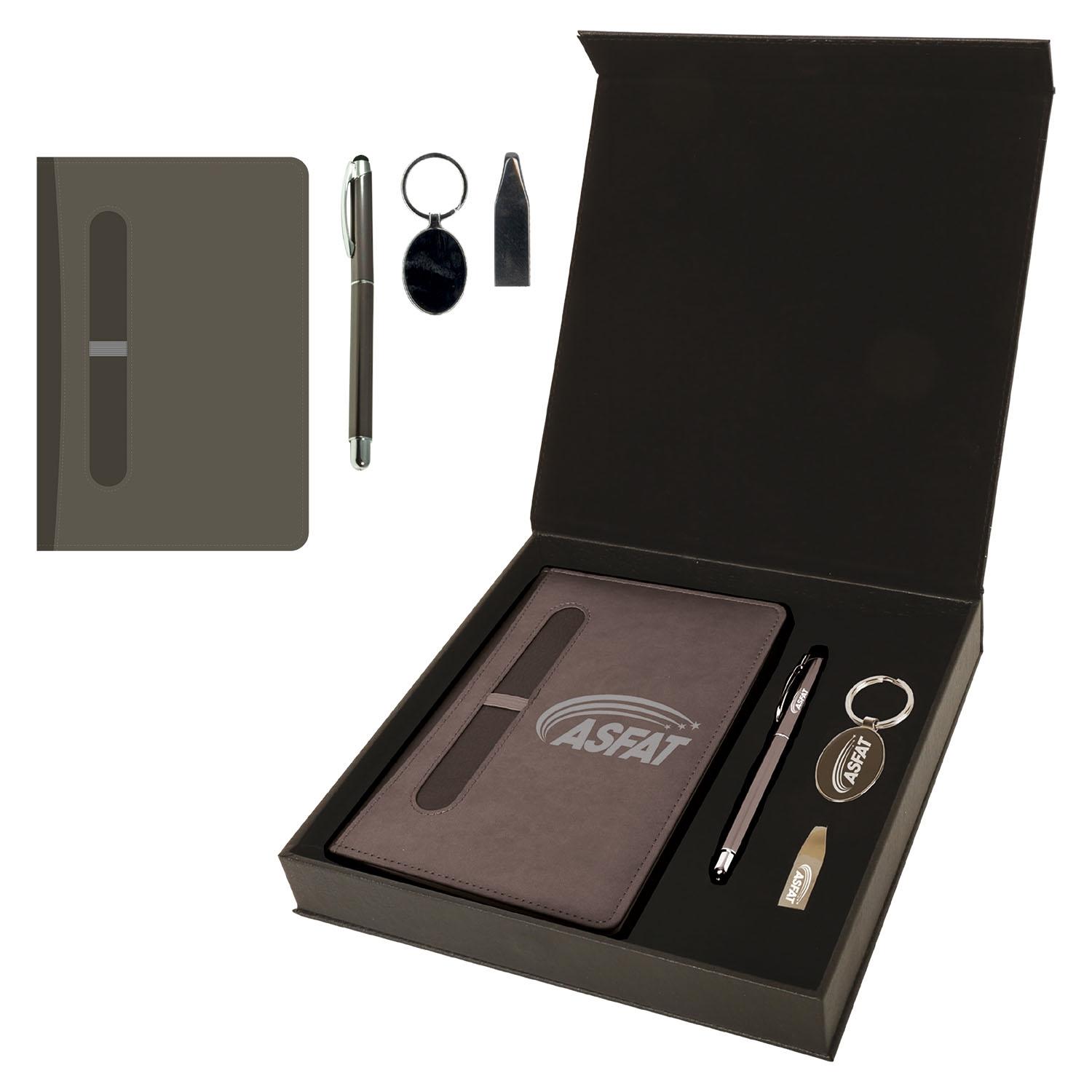 Deri Mıknatıslı Kutu Vip Set