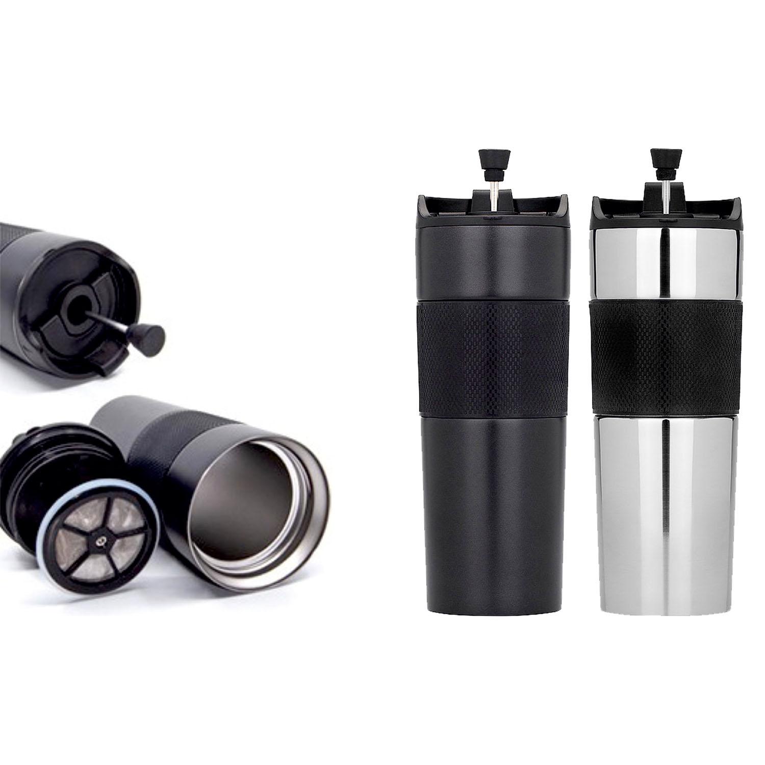 Filitreli Metal French Press Termos 500 Ml