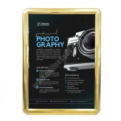 B3 Altın Görünümlü Alüminyum Çerçeve (35×50 cm) – Gold