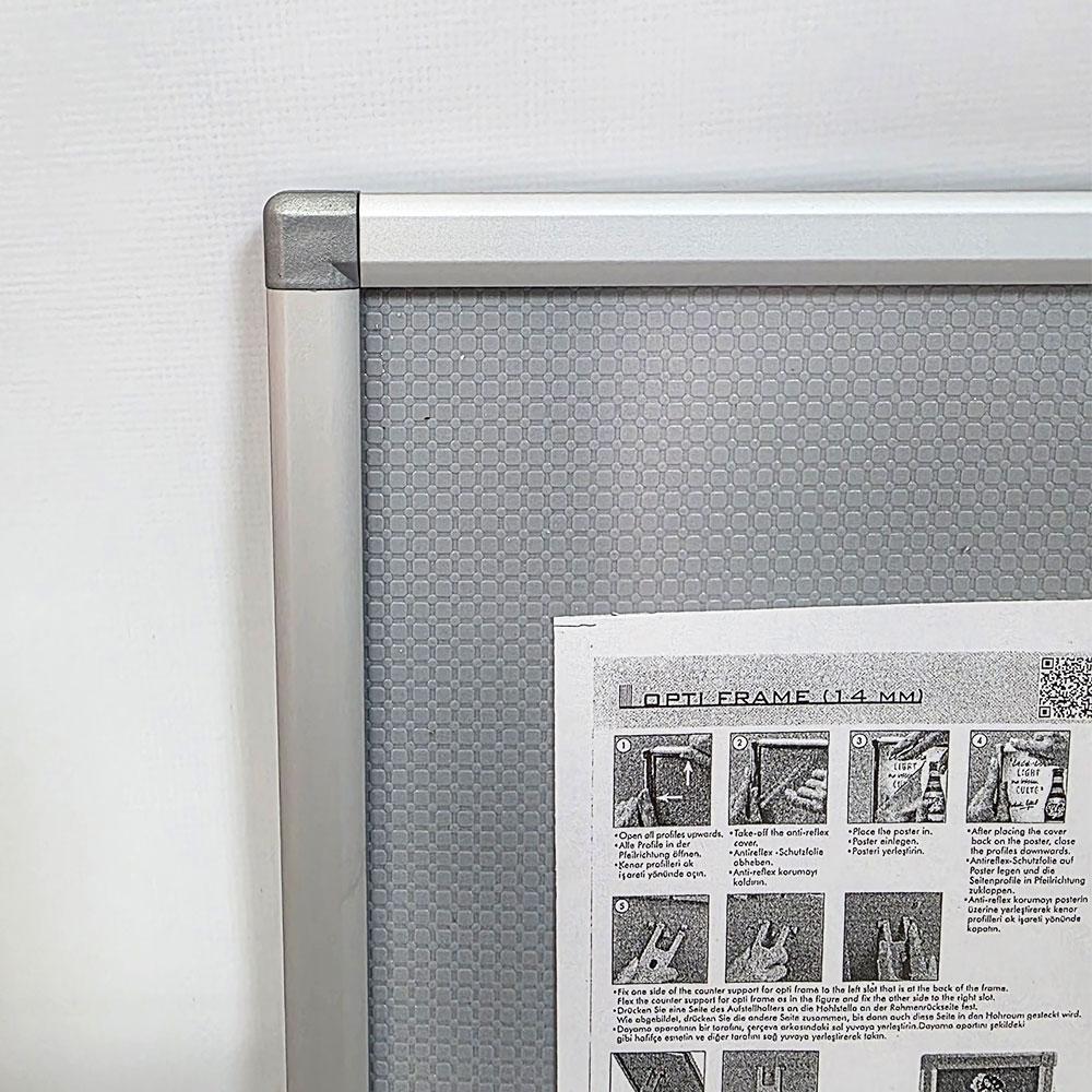 A4 Alüminyum Çerçeve 14mm 7 A4 Alüminyum Çerçeve 14mm