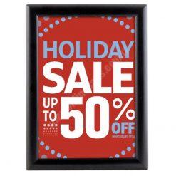 A4 Siyah Alüminyum Çerçeve Gönye Köşe (21x30cm)