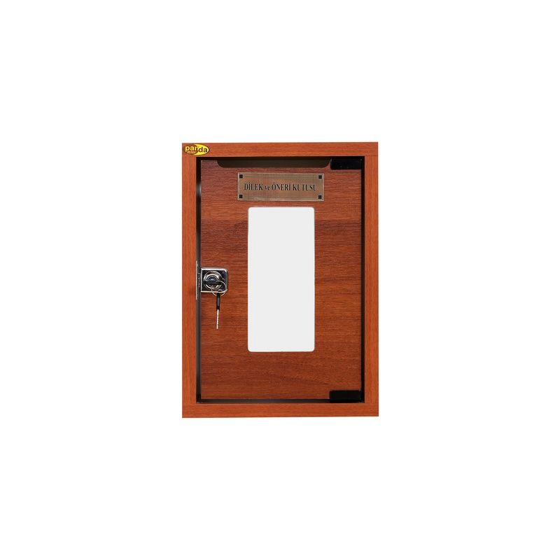 Ahşap Dilek ve Şikayet Kutusu (25x35cm)