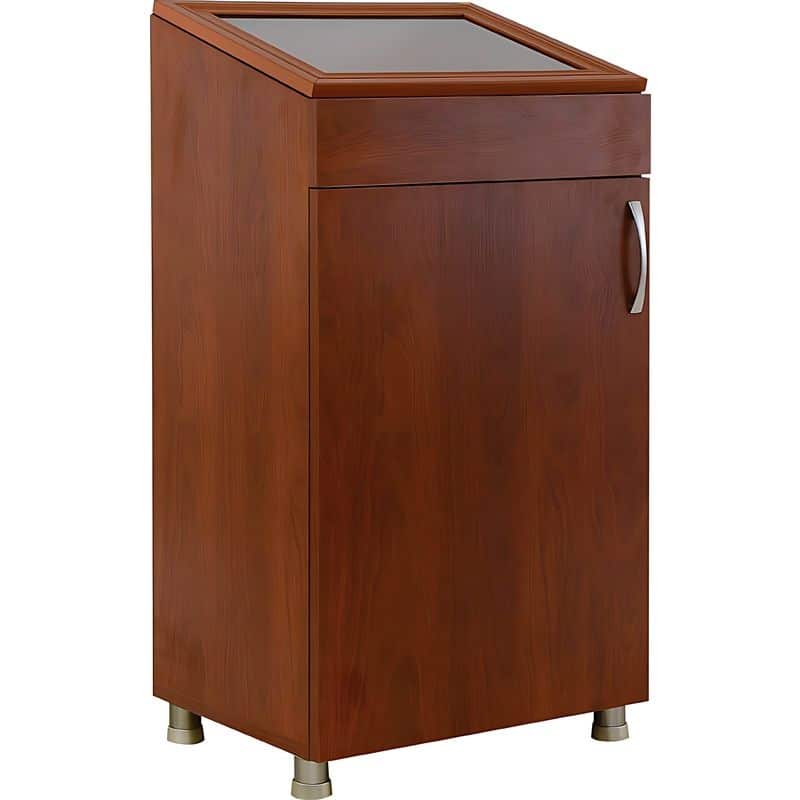 Ahşap Kapaklı Bayrak Dolabı