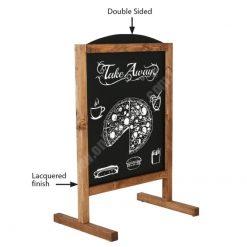 Ahşap Miniboard 60x78cm Siyah