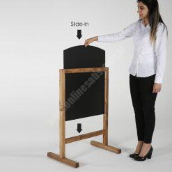 Ahşap Miniboard 60x78cm Siyah