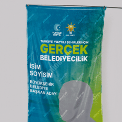 Ak Parti Yerel Seçim 2024 Belediye Başkanı Aday Afişi